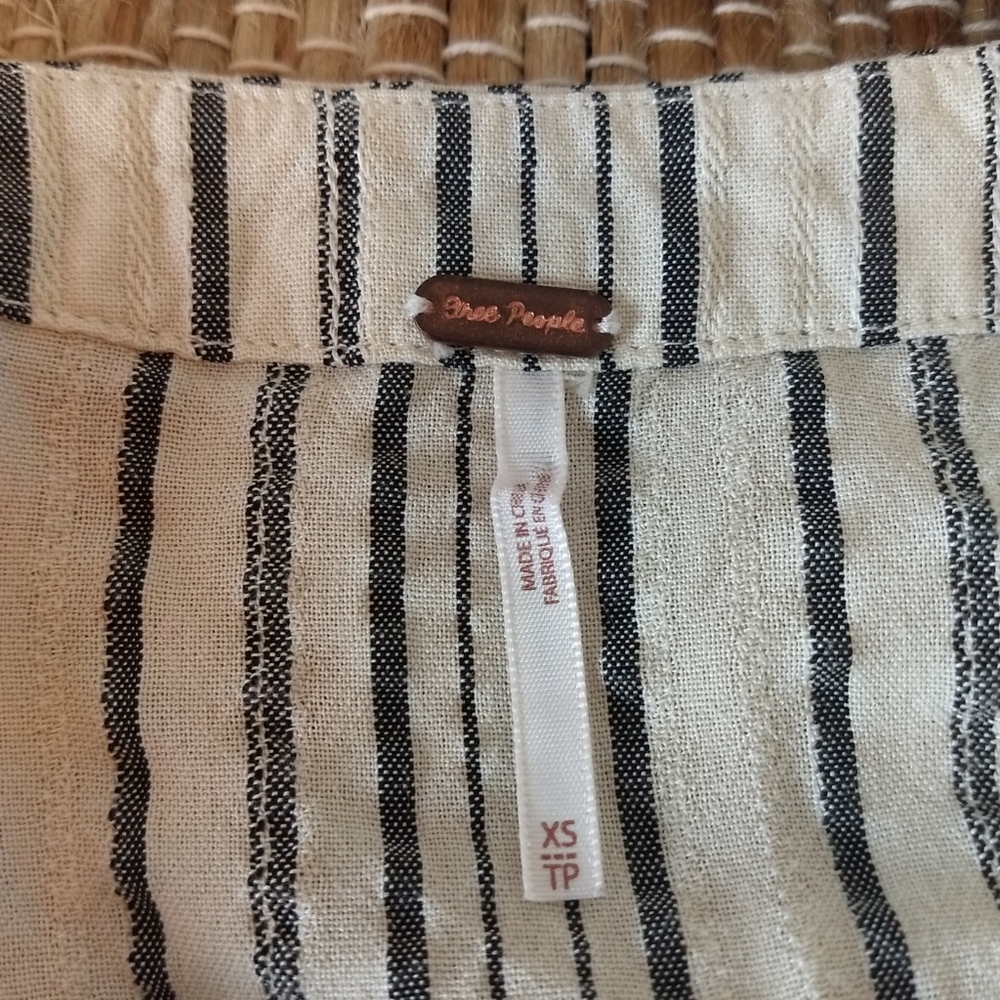 Free People Bohemian Stripe Tunic Size XS - Picture 4 of 8